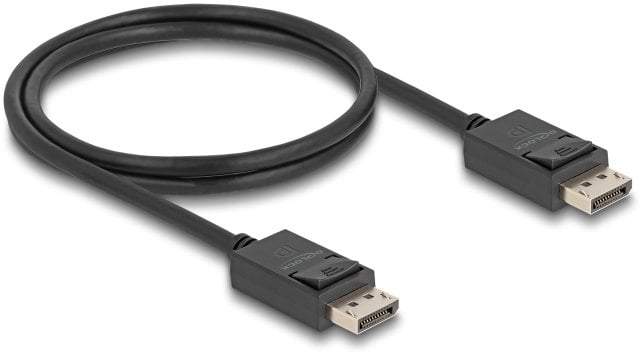 DeLOCK 81174 kabel DisplayPort 1 m Czarny