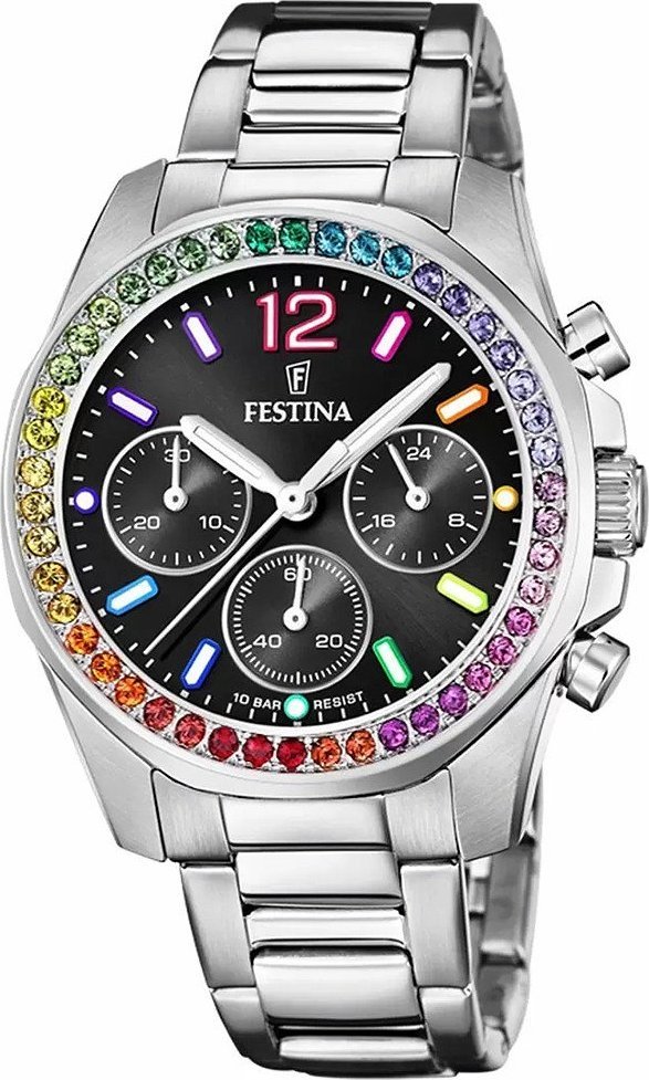 Zegarek Festina Zegarek damski Festina F20606-3 srebrny