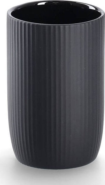 Zeller Ceramiczny prążkowany kubek na szczoteczki, Ø 7,7 cm