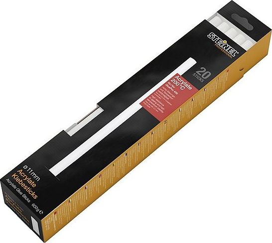 Wkłady klejowe Steinel 11 mm x 300 mm przezroczyste 20 szt. 0.6 kg Acrylate 052416