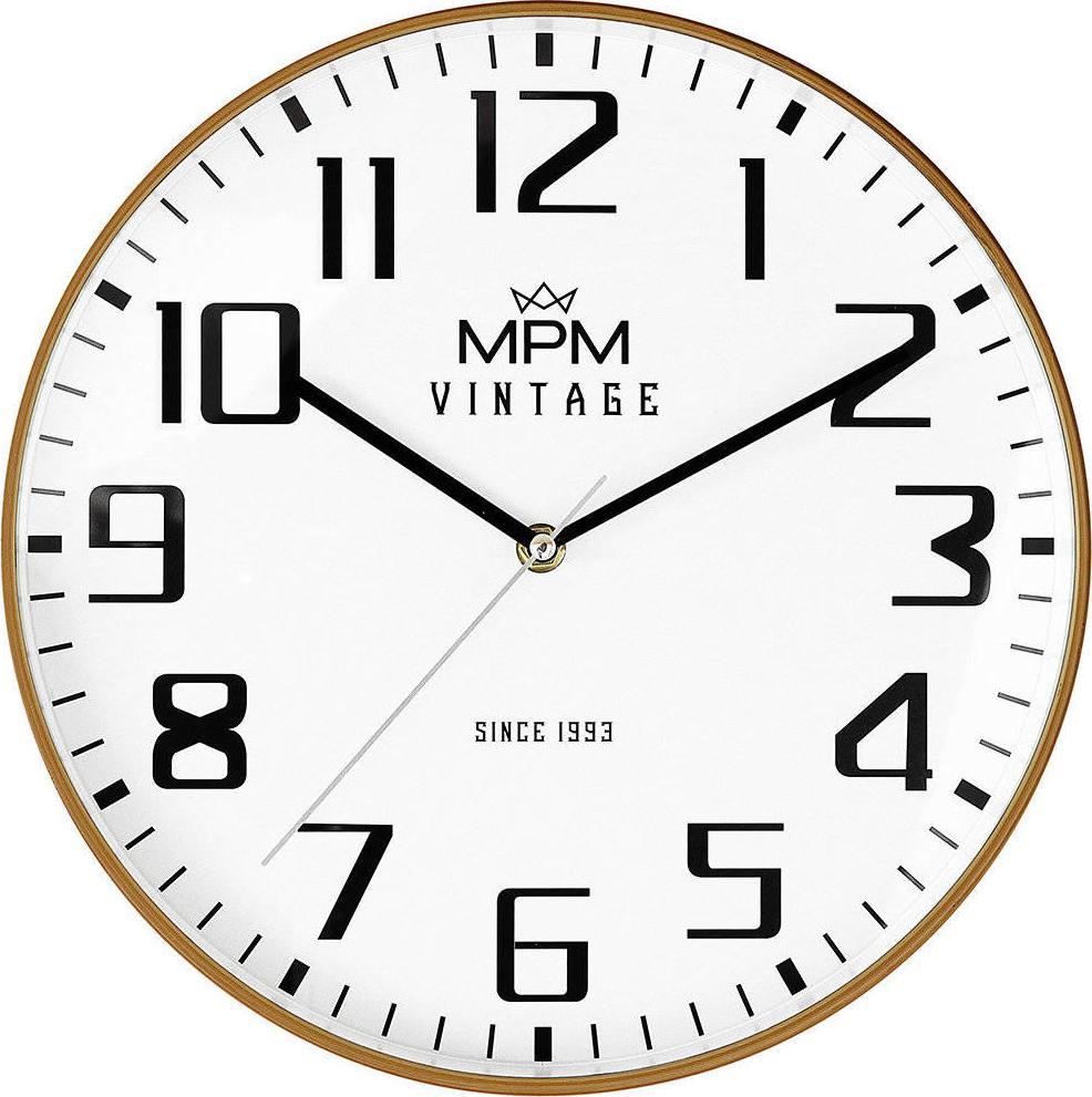 MPM Zegar ścienny MPM E01.4201.51 fi 30 cm Czytelny