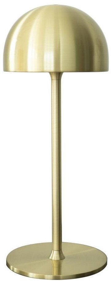 Lampa stołowa Tork Tim Ładowalny H30cm Mosiądz