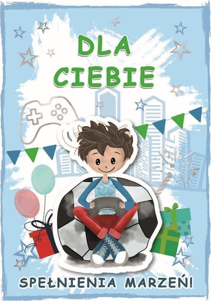 Karnet urodziny chłopiec