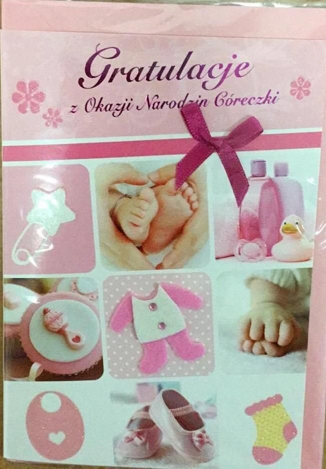 Panorama Karnet narodziny B6 Premium 6 + koperta