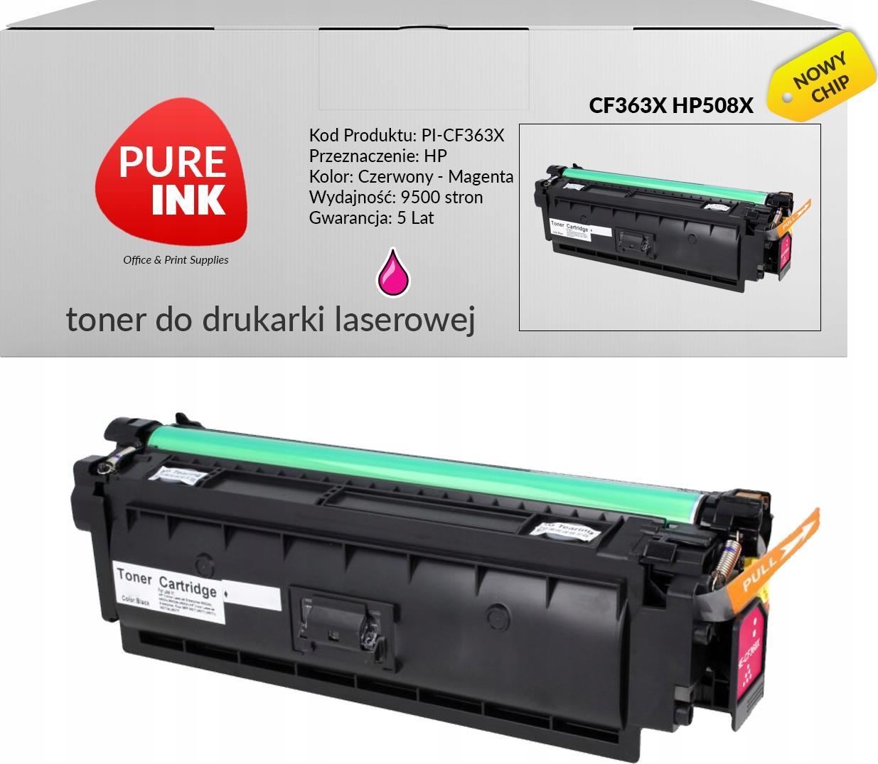Toner Pureink Black Zamiennik CF363X