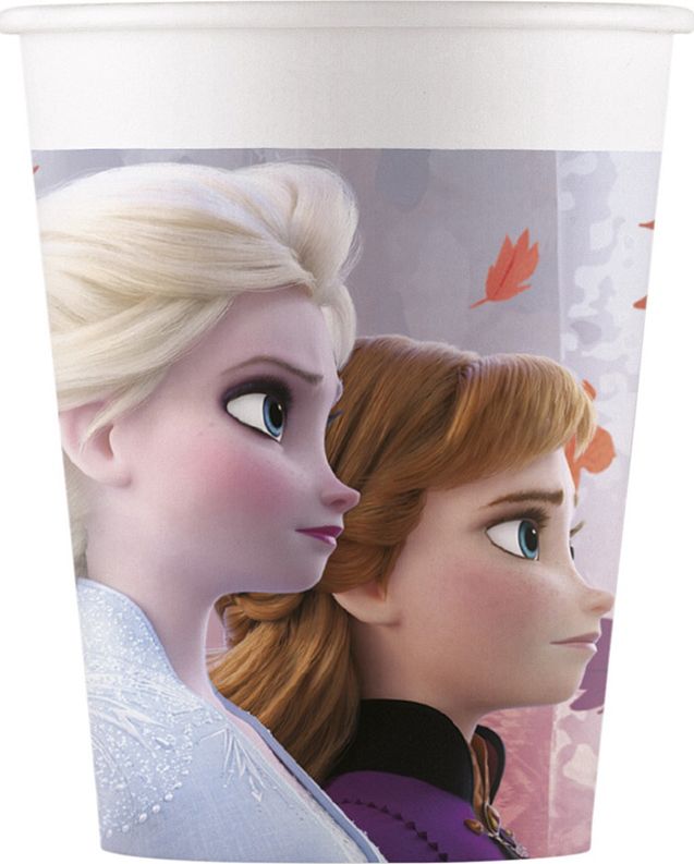 PROCOS Kubeczki papierowe Kraina Lodu, Frozen 2, 200ml, 8 szt. (WM)