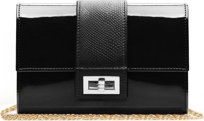 Solome CZARNA KOPERTÓWKA TOREBKA WIZYTOWA M2 SOLOME