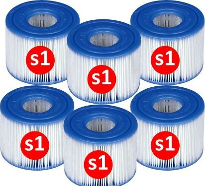 Intex Filtr do pomp i jacuzzi typ S1 6szt. (29011)