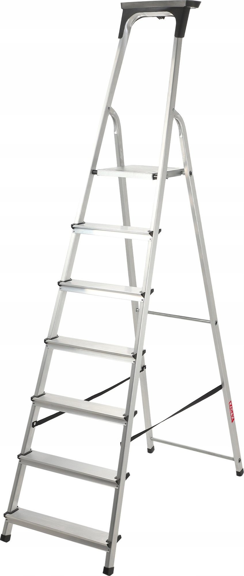 Kadax KADAX Drabina Domowa Aluminiowa 7 Stopniowa + Hak