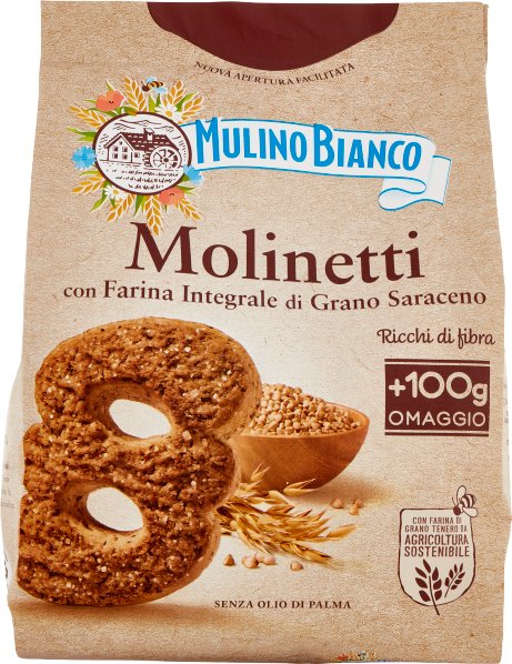 Ciastka Molinetti pełnoziarniste 800g - Mulino Bianco