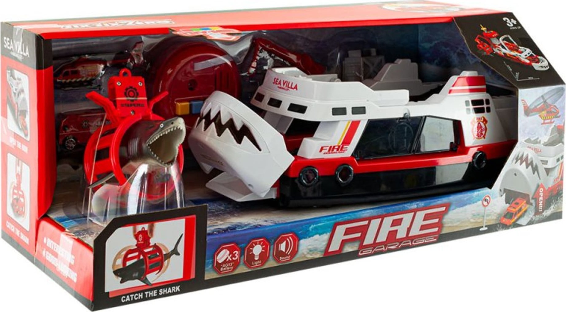 EUROBABY ZABAWKI Zabawka statek strażacki