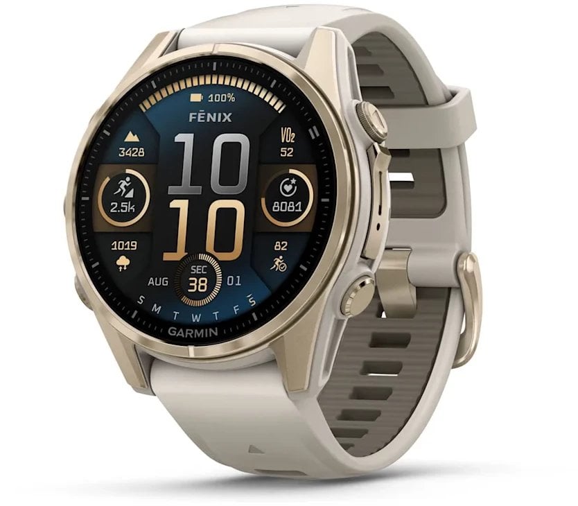 Zegarek sportowy Garmin Fenix 8 AMOLED Beżowy (010-02903-11)