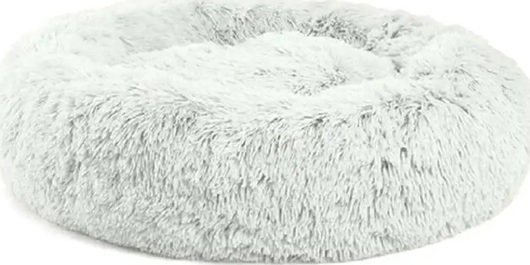 Trixie BEST FRIENDS DONUT LEGOWISKO 92x92cm BIAŁO-SZARY/FROST