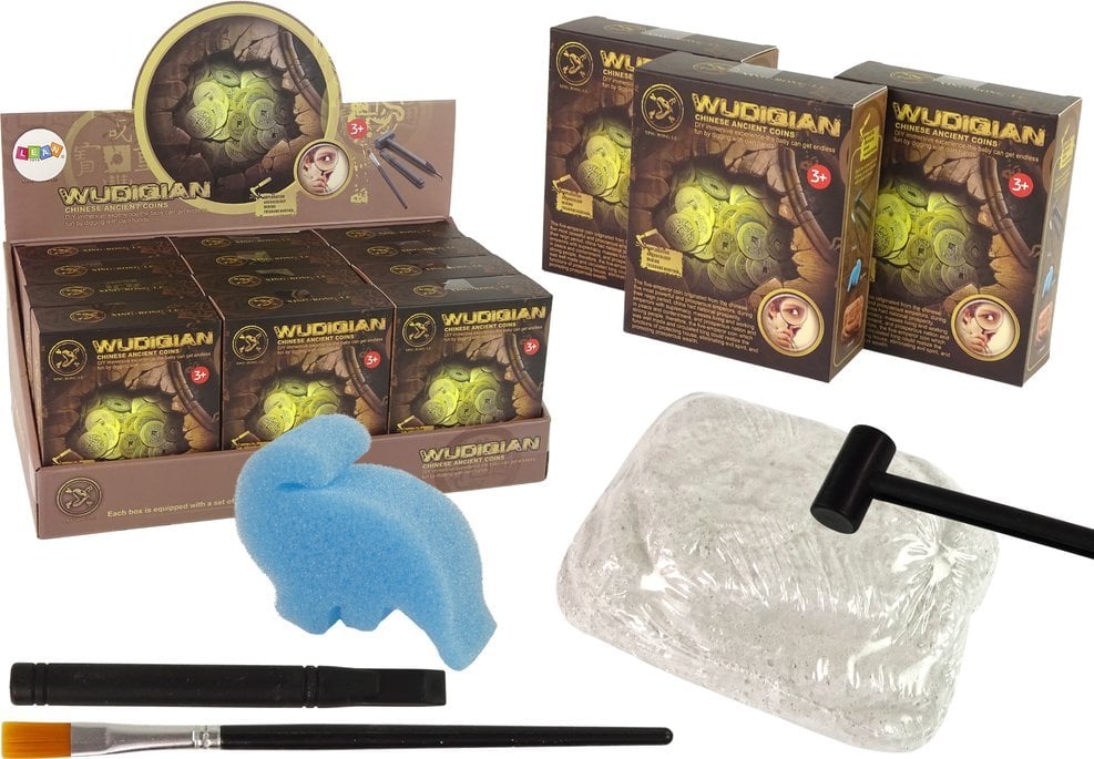 LeanToys Zestaw Wykopaliska Poszukiwanie Skarbów Monety Chińskich Cesarzy