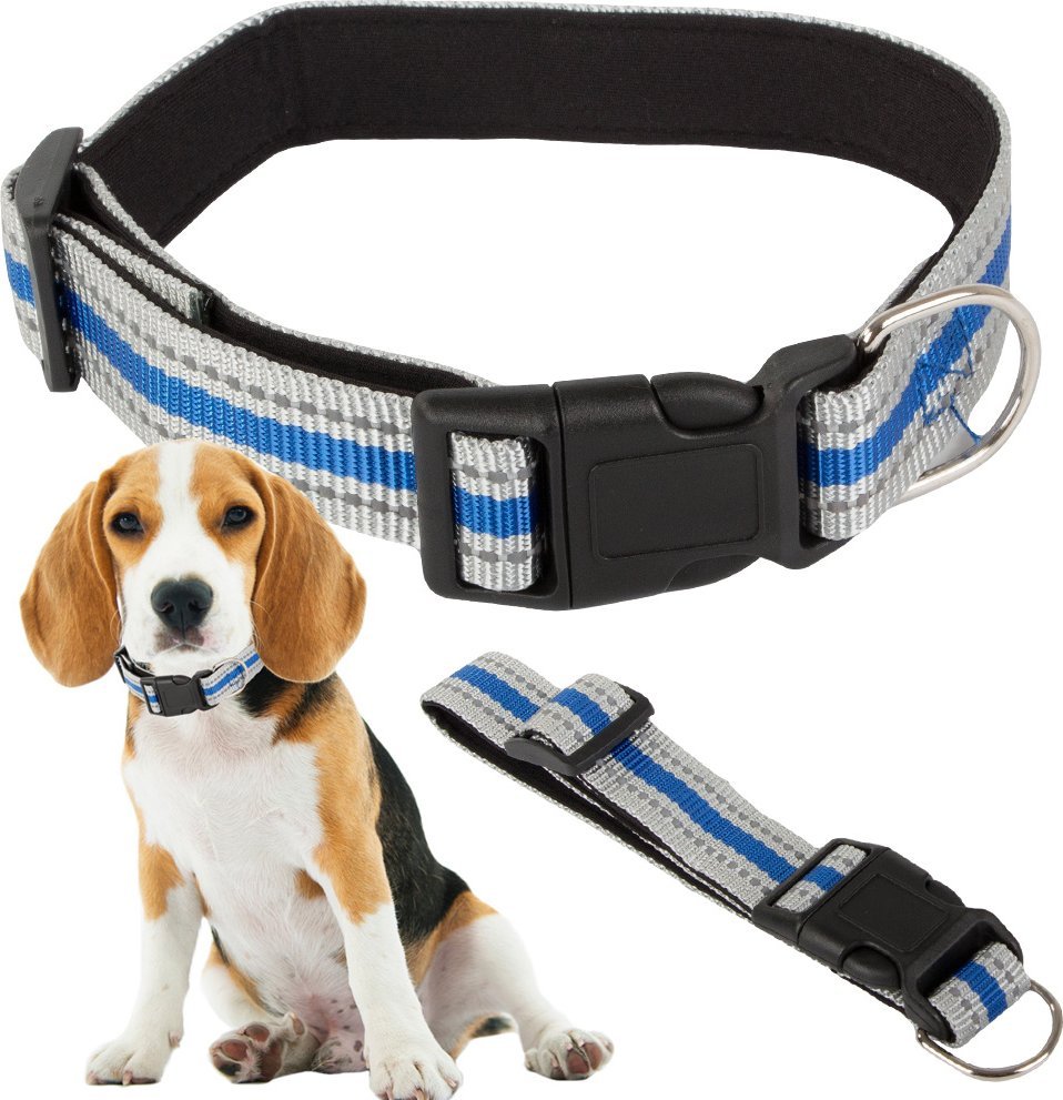 Verk Obroża odblaskowa dla psa kota mocna regulowana s