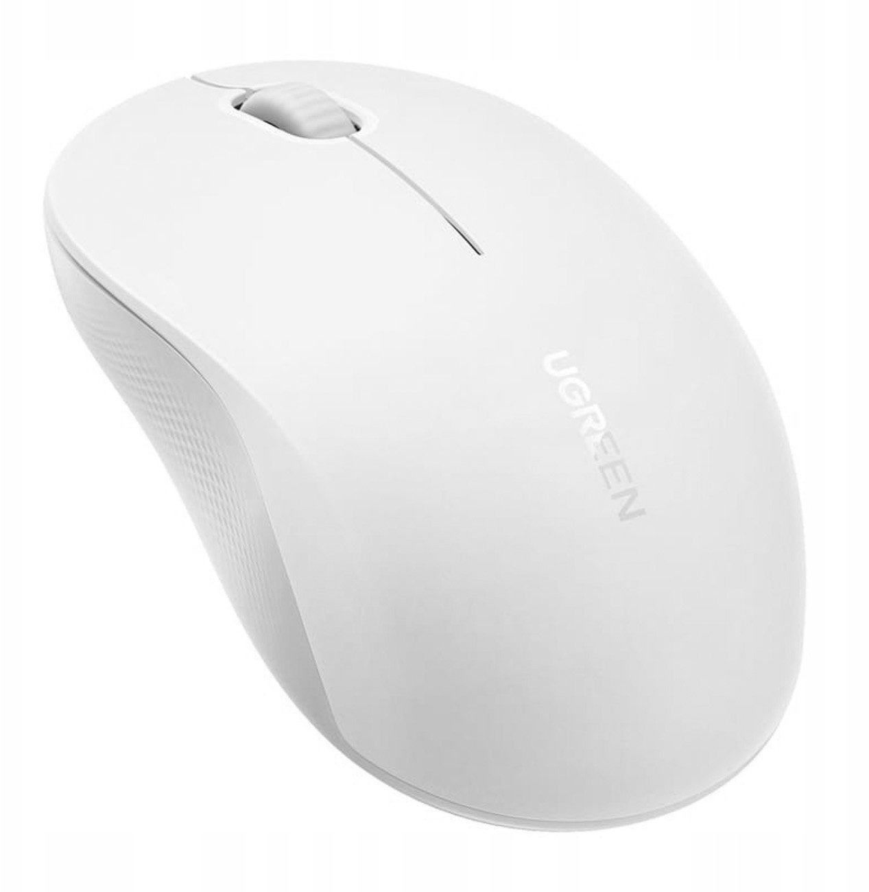 Mysz Ugreen Myszka bezprzewodowa wielotrybowa 2.4GHz BT M371 (biała)