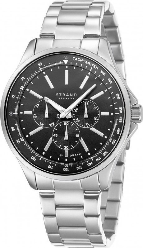 Zegarek Strand Zegarek męski Strand S708GMCBSC srebrny