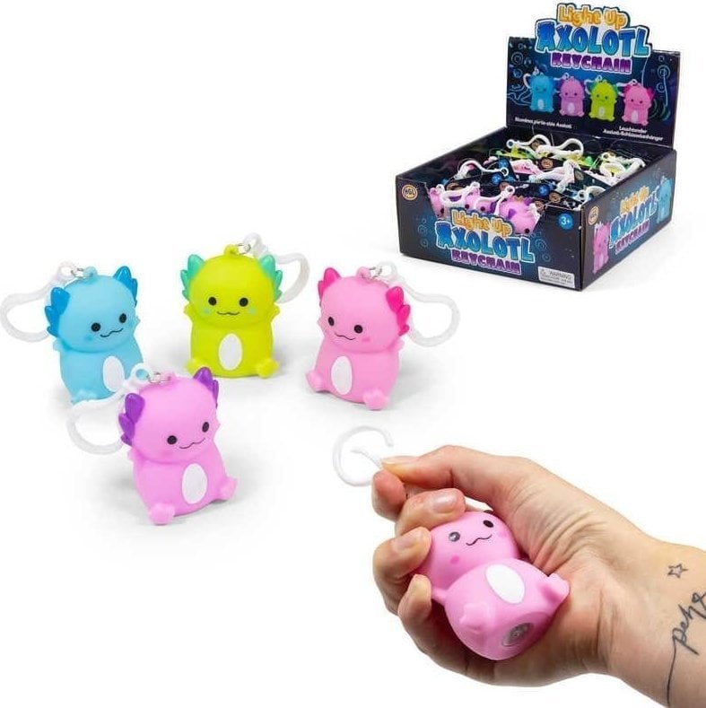 Brelok świecący Axolotl