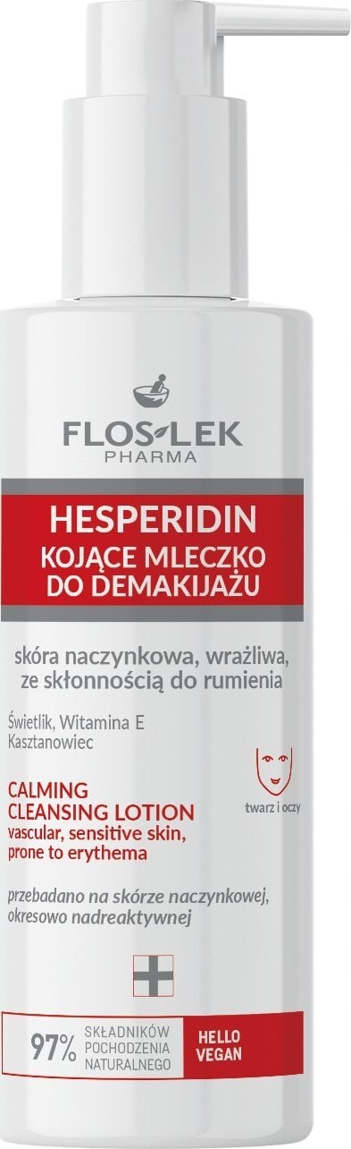 Floslek Hesperidin Kojące mleczko do demakijażu 175ml