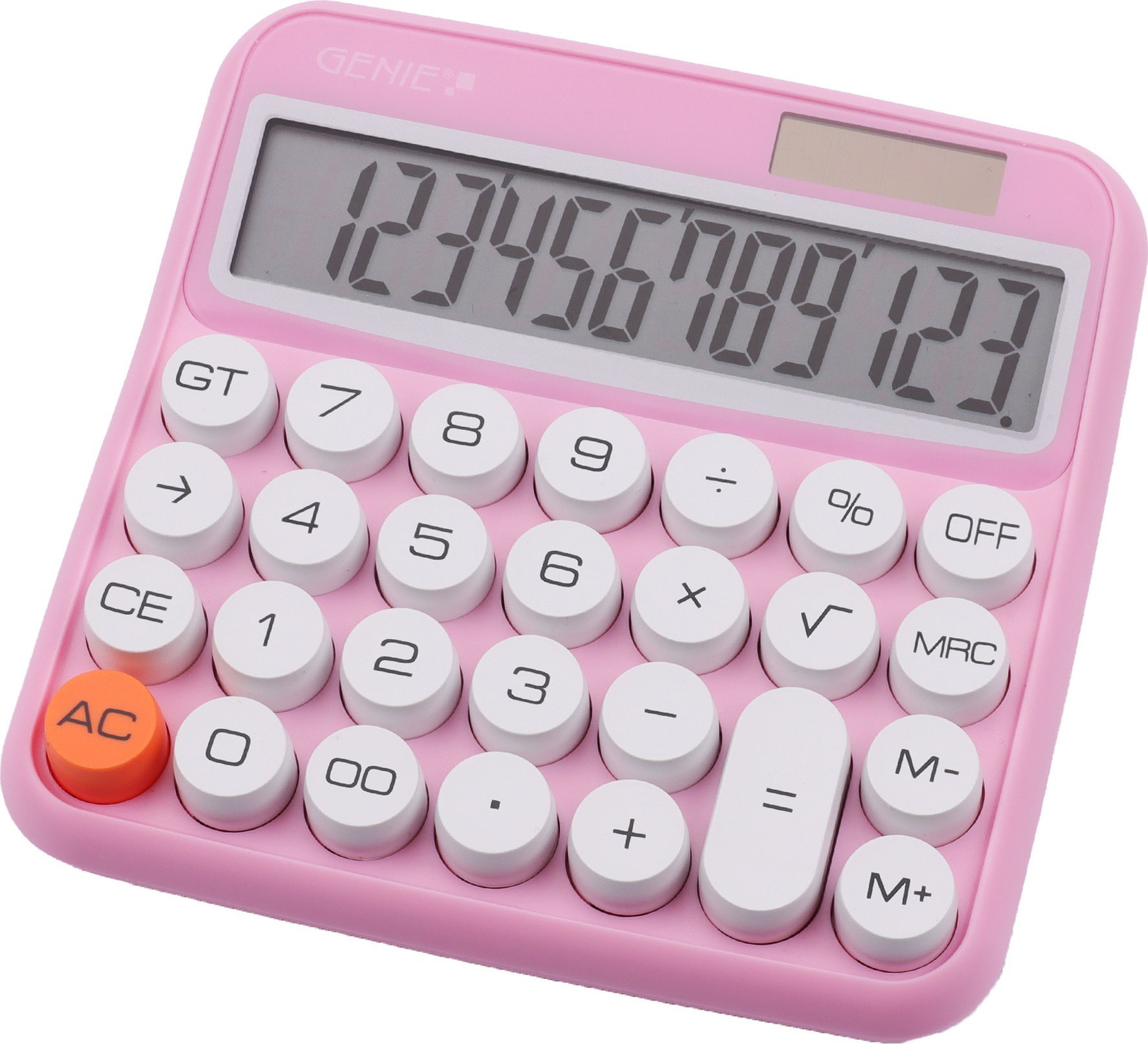 Kalkulator Genie Kalkulator 612P różowy