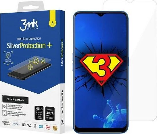 3MK 3MK Silver Protect+ Oppo A11x Folia Antymikrobowa montowana na mokro