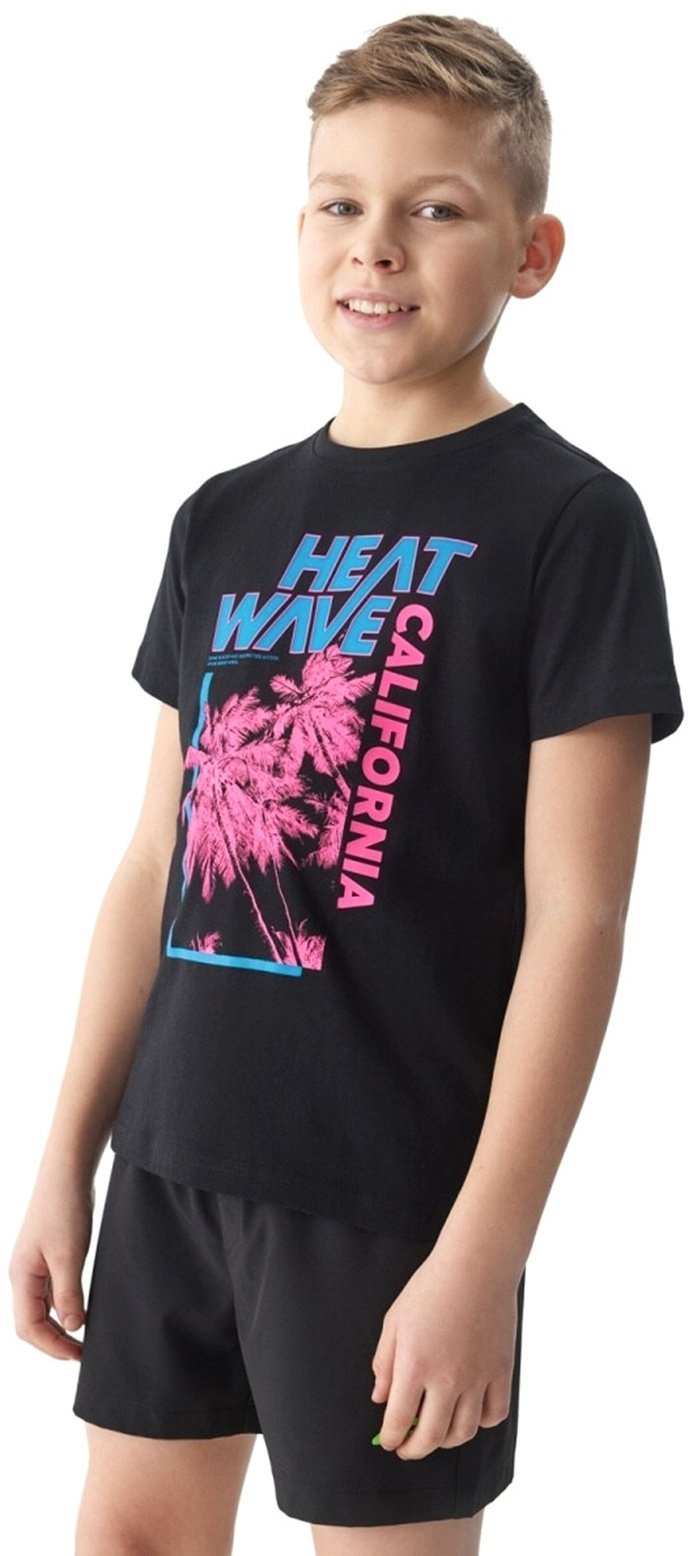 KOSZULKA SPORTOWA 4F T-SHIRT DZIECIĘCY 4FJWSS24TTSHM1137-20S