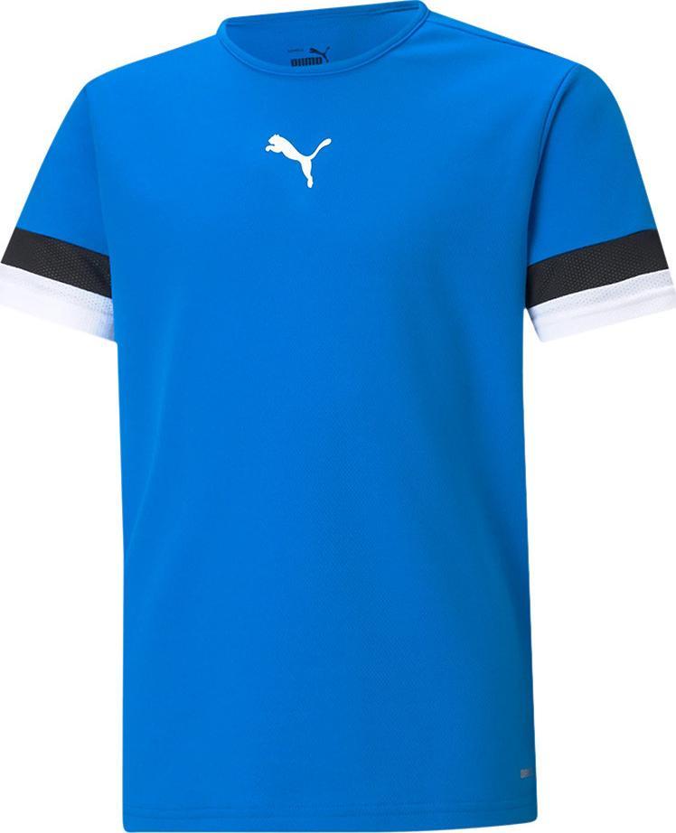 Puma Koszulka dla dzieci Puma teamRISE Jersey Jr niebieska 704938 02 : Rozmiar - 128cm