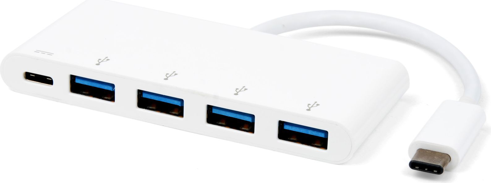 HUB USB eStuff 1x USB-C + 4x USB-A 3.0 (ES623007WH)