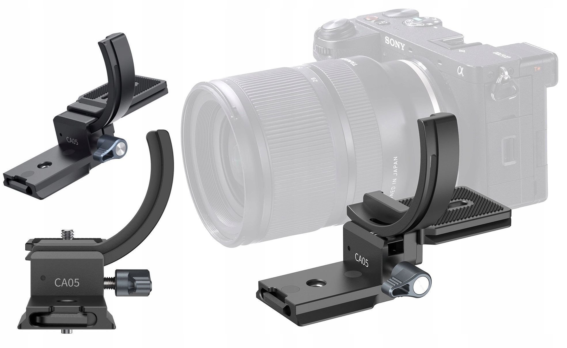 Uchwyt Statyw Statywowy Obrót Pion Poziom Arca Swiss 1/4 3/8 Obiektyw 75mm / Ca05