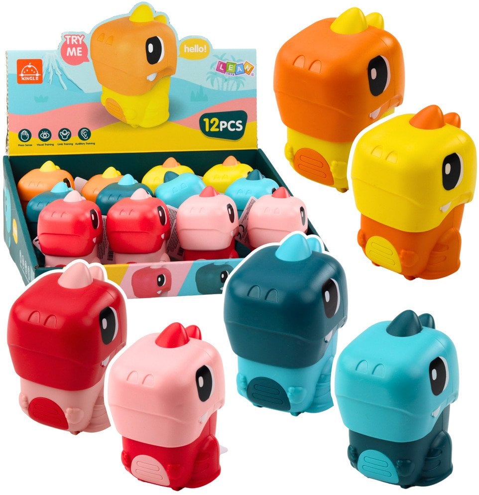 Dinozaur Jeżdżący Z Napędem Aktywacja Ruchem Dla Malucha