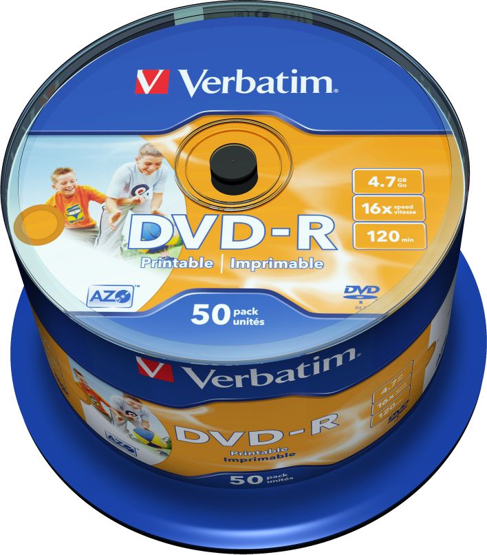 Verbatim DVD-R 4.7 GB 16x 50 sztuk (43533)