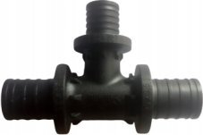 Rehau Trójnik red PX - 25-32-25 RAUTITAN - PPSU