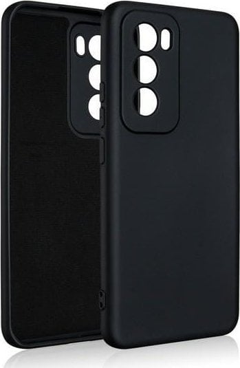 Beline Beline Etui Silicone Oppo Reno 12 5G czarny/black