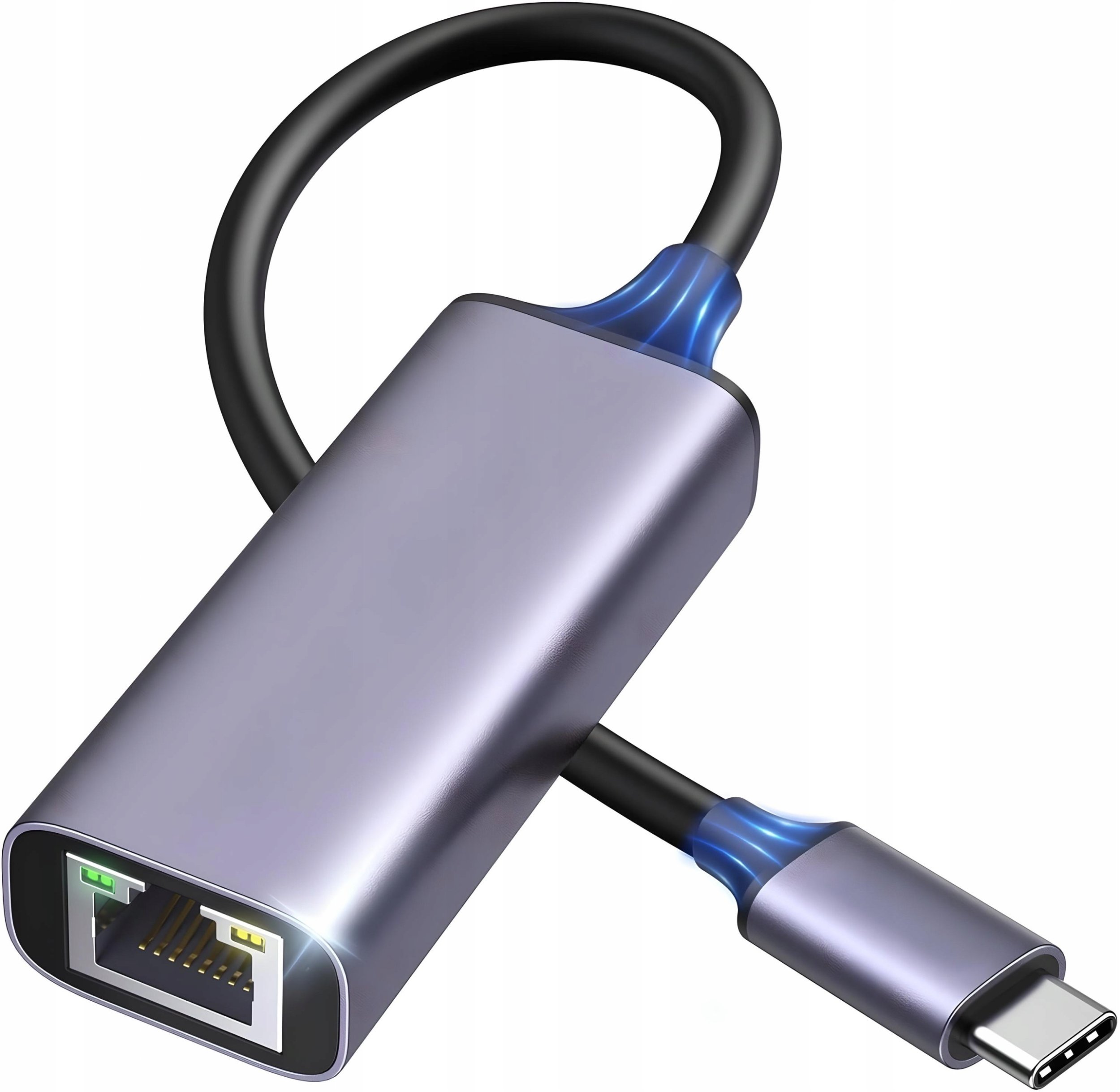 ADAPTER SIECIOWY USB-C KARTA SIECIOWA LAN RJ45 1000MBPS Ethernet Gigabit
