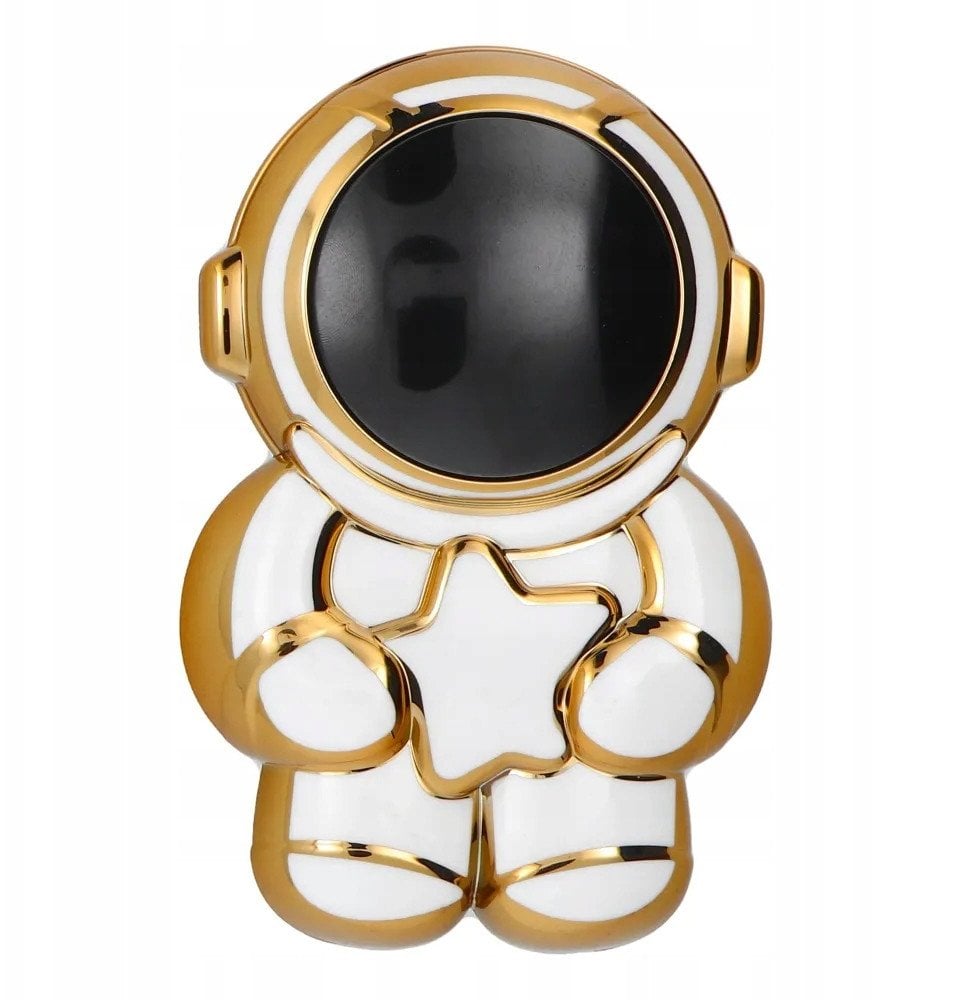 Stojak na telefon ASTRONAUTA - naklejany - biały