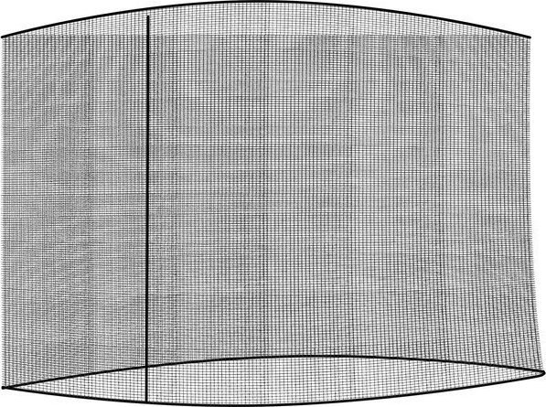 Malatec Moskitiera do parasola ogrodowego 3m - czarna