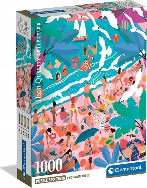 Clementoni Puzzle Compact Sunday at the Beach 1000 elementów (39938)