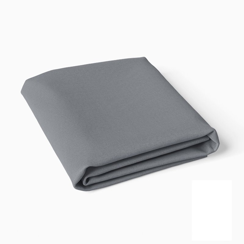 Prześcieradło bawełna nieprzemakalne 120x60 ciemny szary