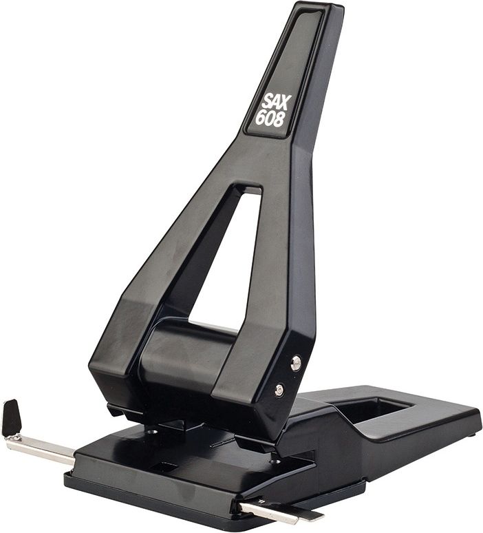 Dziurkacz SAX 608 63 kartek Czarny (ISAX608-05)