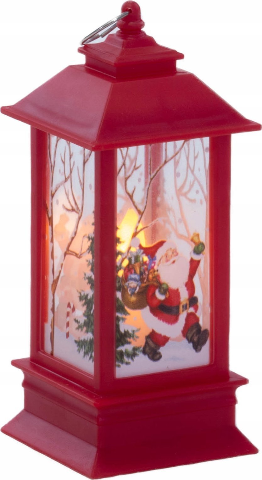 Fééric Lights and Christmas Metalowy lampion LED ze świątecznym motywem