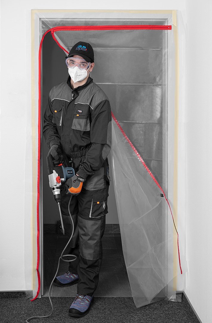 Neo Kurtyna, osłona przeciwpyłowa z zamkiem "L" PE