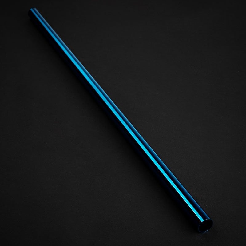 BitsPower Bitspower None Chamfer Brass Hard Tubing 16mm AD, 500mm - blau