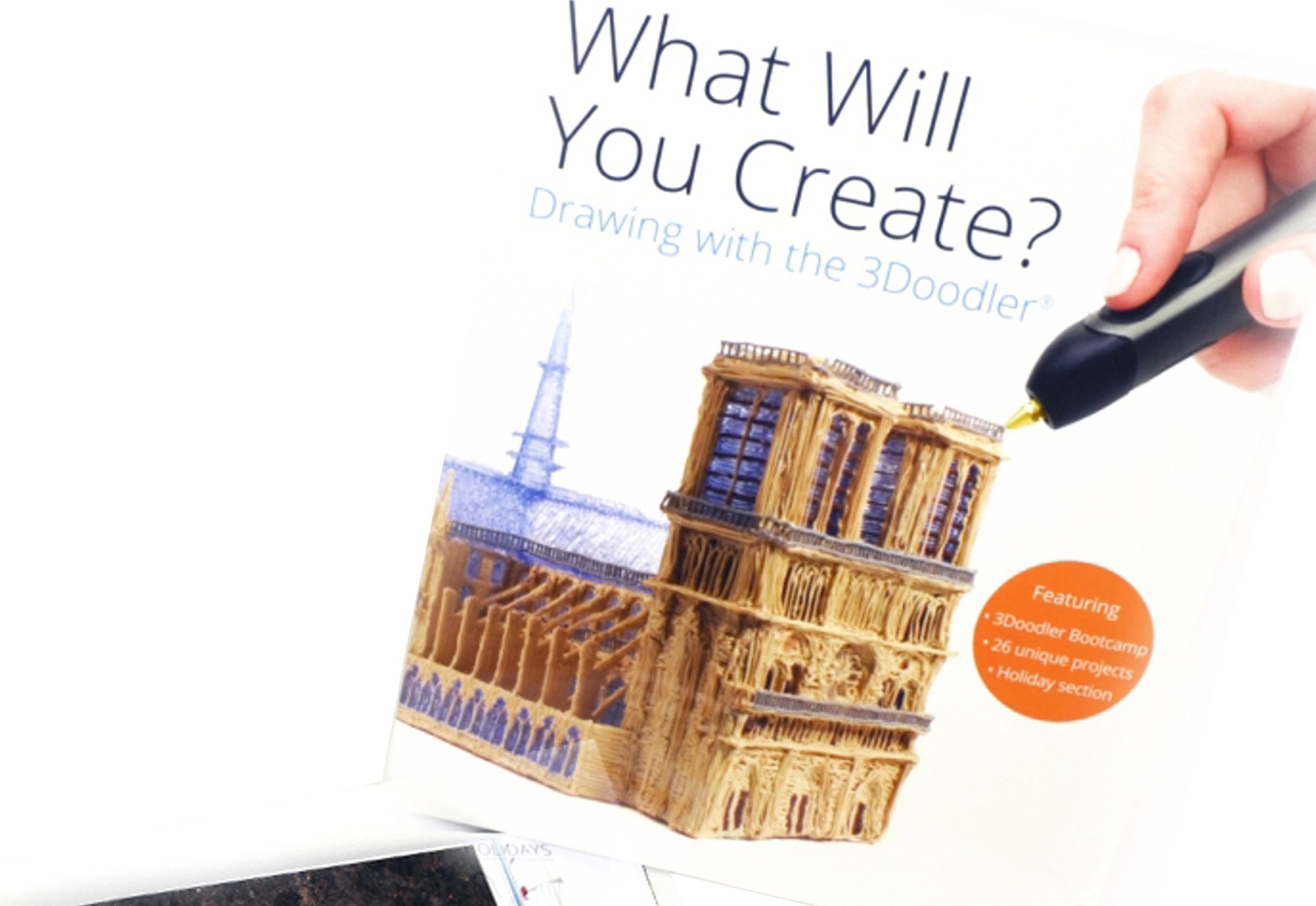 3Doodler Book - Książka projektów 3D do długopisu 3Doodler (jęz. ang.) (3DR2BK)