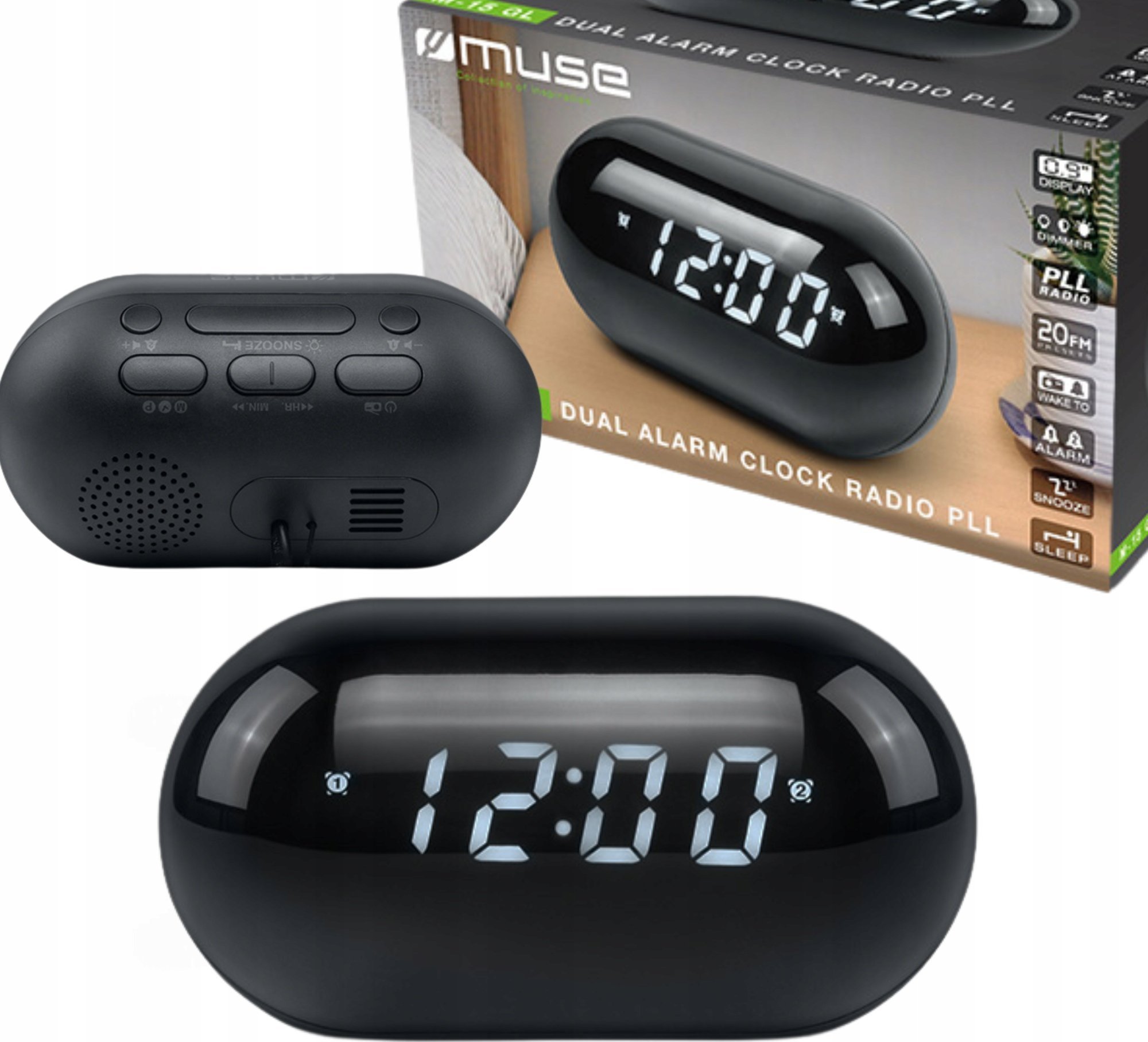 Radioodtwarzacz Muse RADIOBUDZIK M-15 GL