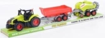 LeanToys Traktor + dwie maszyny