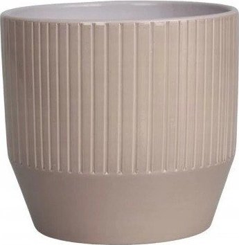 Cermax Osłonka ceramiczna na doniczkę szara 13,5 Lasur