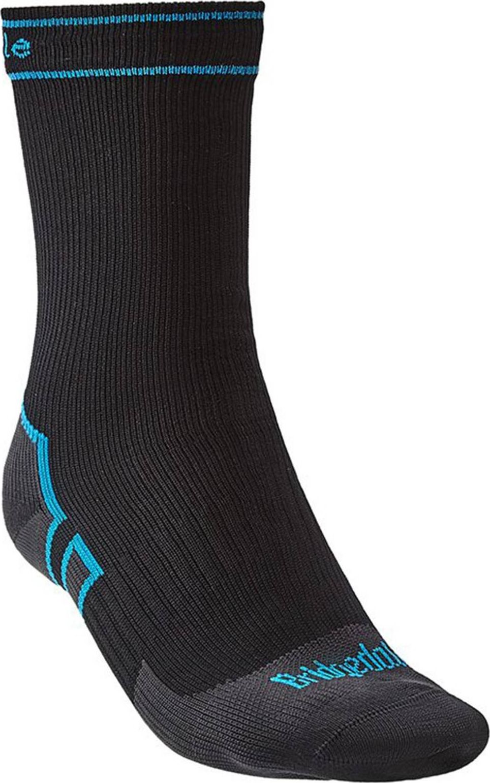 Bridgedale Skarpety wodoodporne Bridgedale StormSock Mid Boot - black/blue 36 - 39