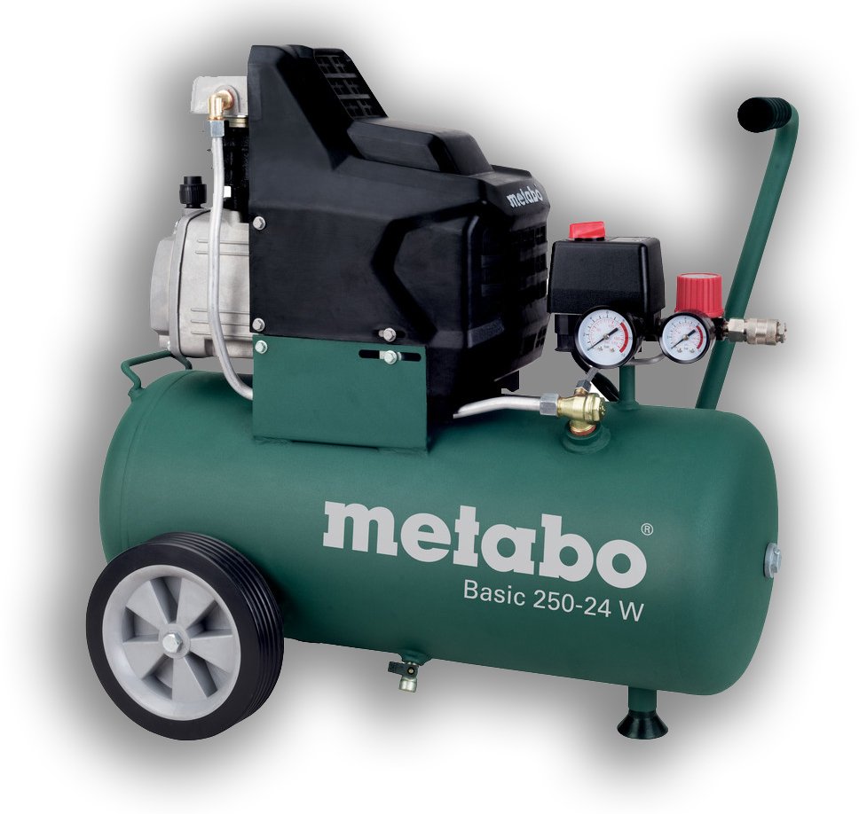 METABO KOMPRESOR BASIC 250-50 W OF + LPZ 4 230V 50L 8BAR 120L/MIN BEZOLEJOWY