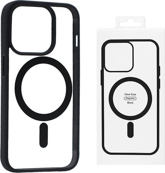 . ECOBOX MAGSAFE CASE DO IPHONE 15 PRO ETUI NAKŁADKA FUTERAŁ CZARNY
