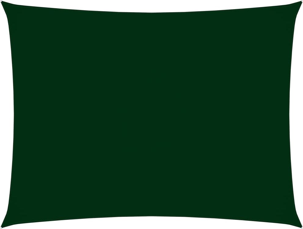vidaXL Prostokątny żagiel ogrodowy z tkaniny Oxford, 5x7 m, zielony